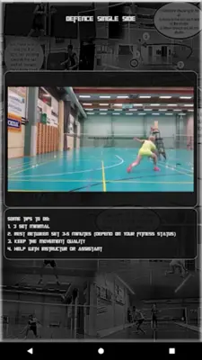 Badminton Footwork Drills android App screenshot 2