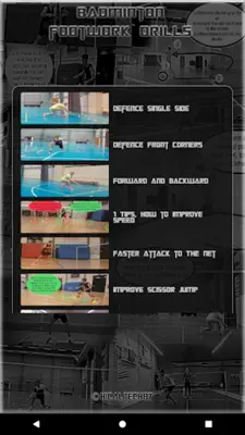 Badminton Footwork Drills android App screenshot 5